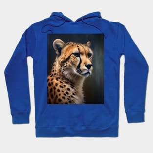 Oil Paint Hyperrealism, Amazing Zoo Cheetah Hoodie